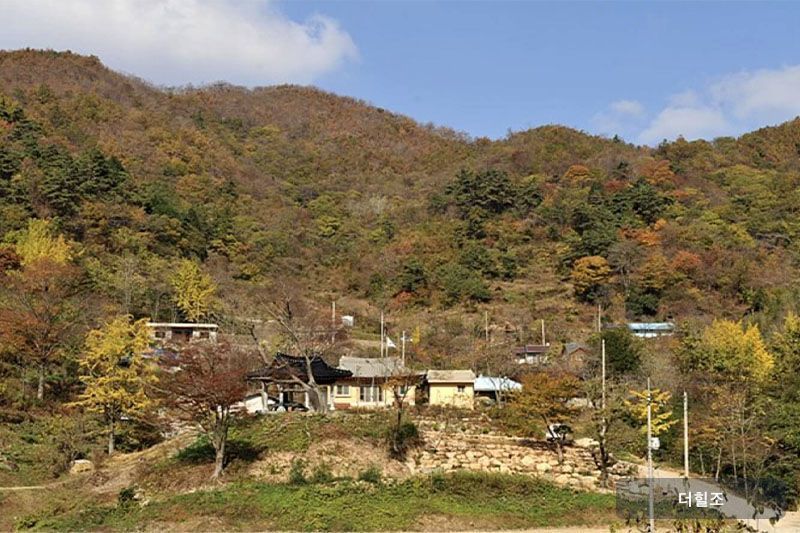 전라남도 장흥군 유치면 조양리 한치마을 정자와 회관